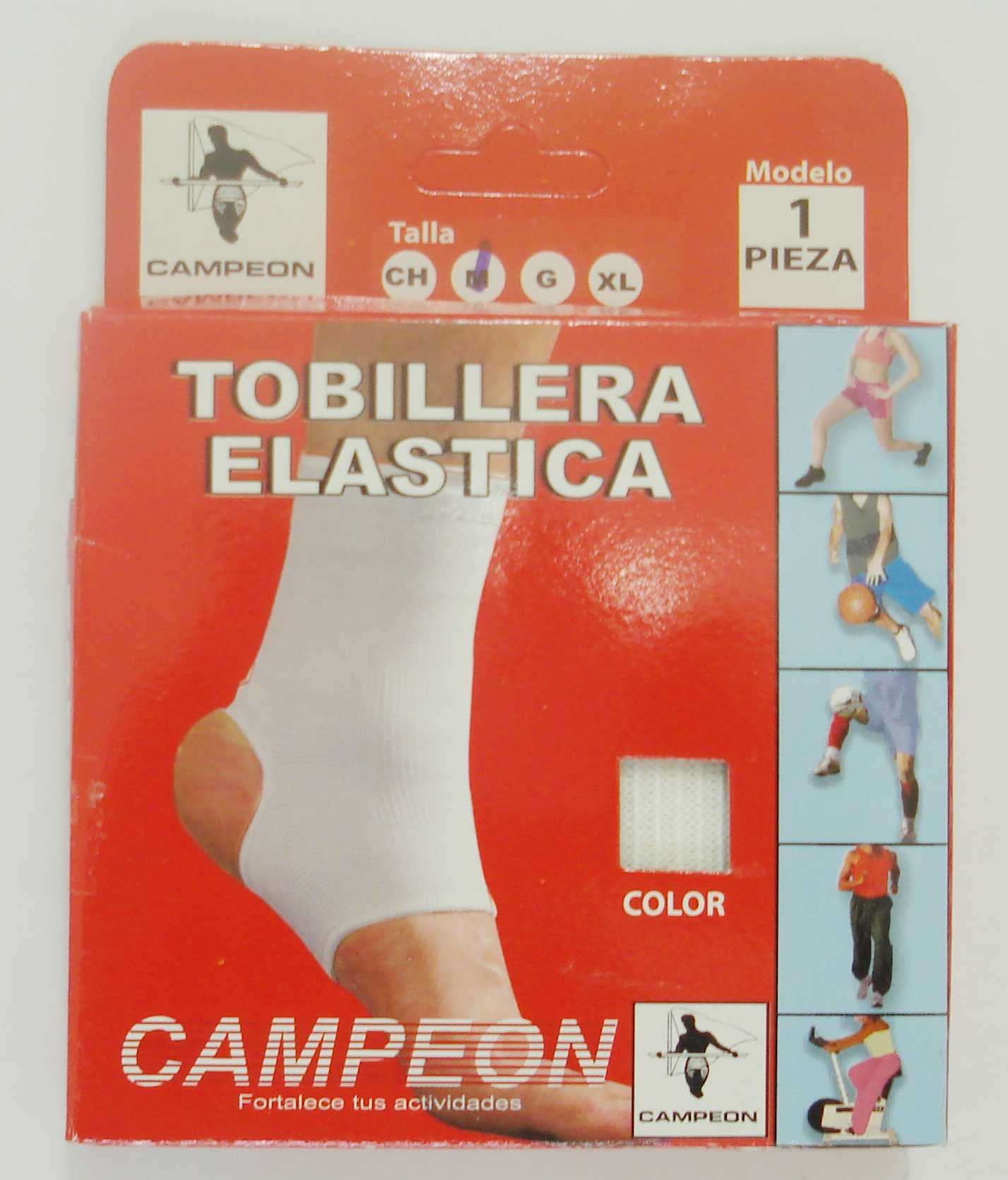 TOBILLERA ELASTICA BLANCA SI