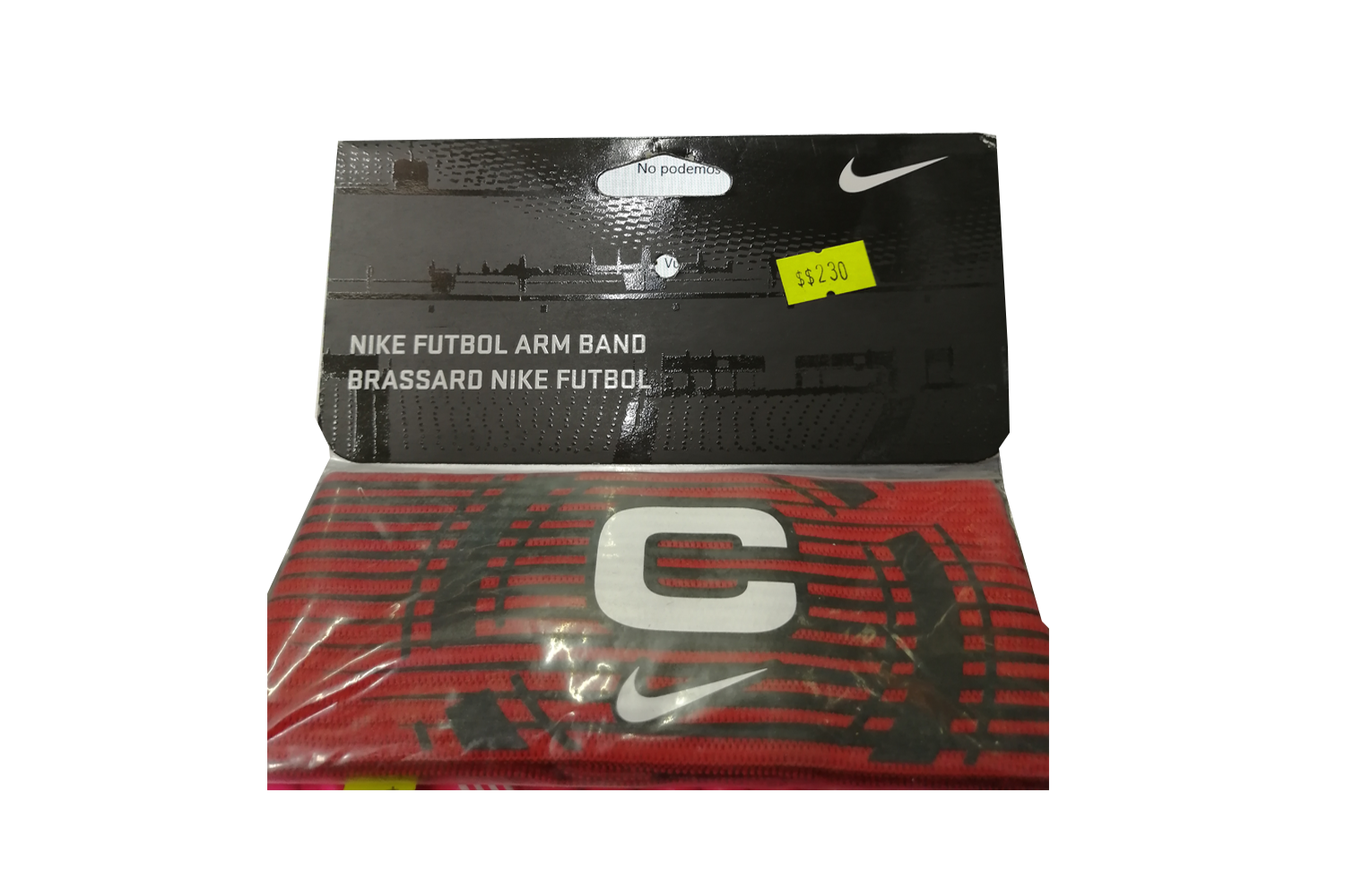 NIKE GAFETES DE CAPITAN COLOR ROJ  Y NEGRO+++